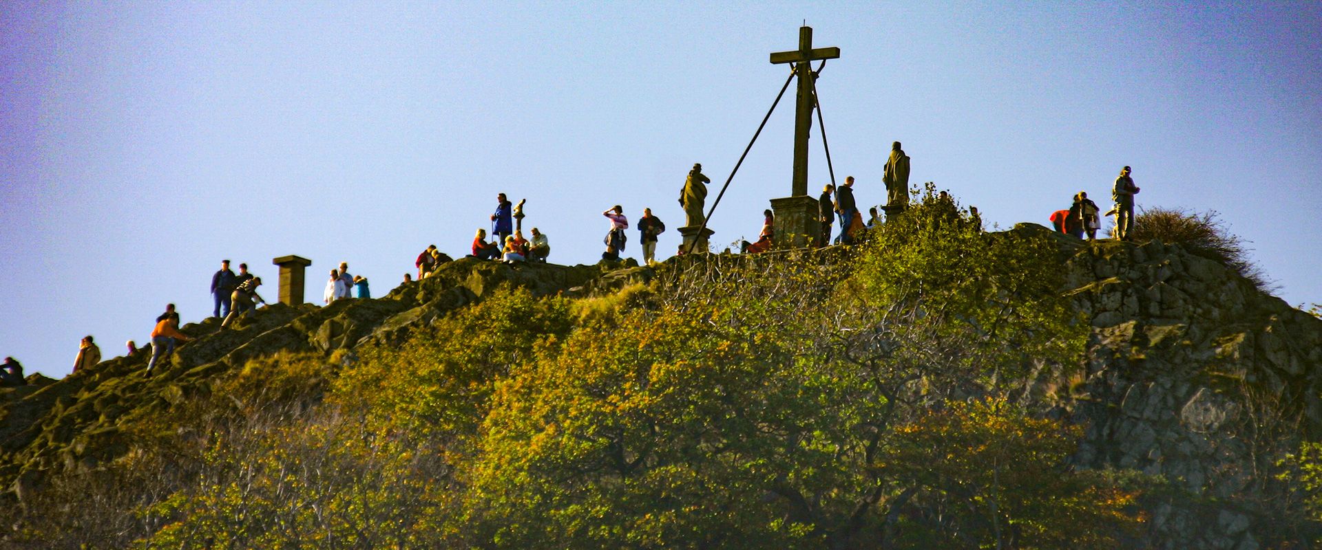Gipfelkreuz auf der Milseburg 