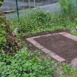 Neues Blumenbeet