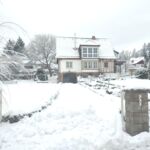 Villa Zaunkönigin im Schnee